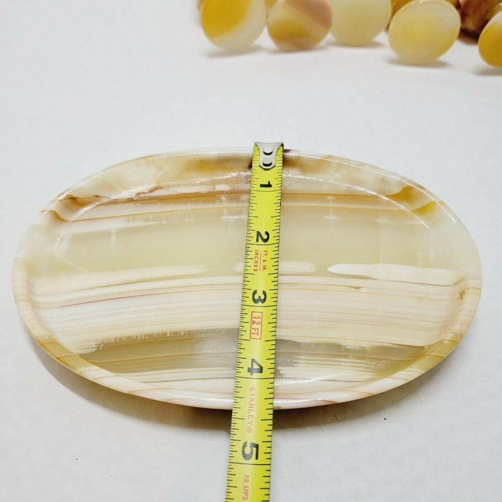 Set Mini Barware Stone Marble Ribbed Stripe Decor - Picture 9 of 11